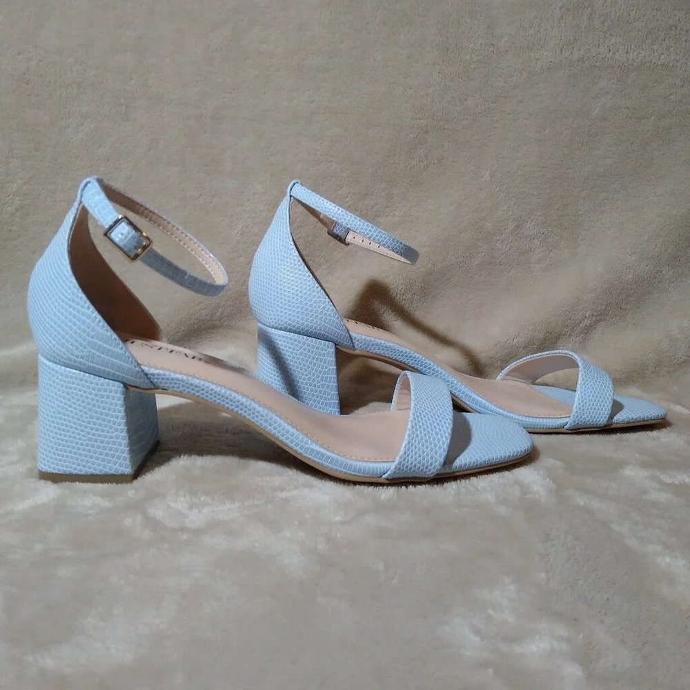 JustFab Mel Heeled Sandals - New Condition Sz 6.5
